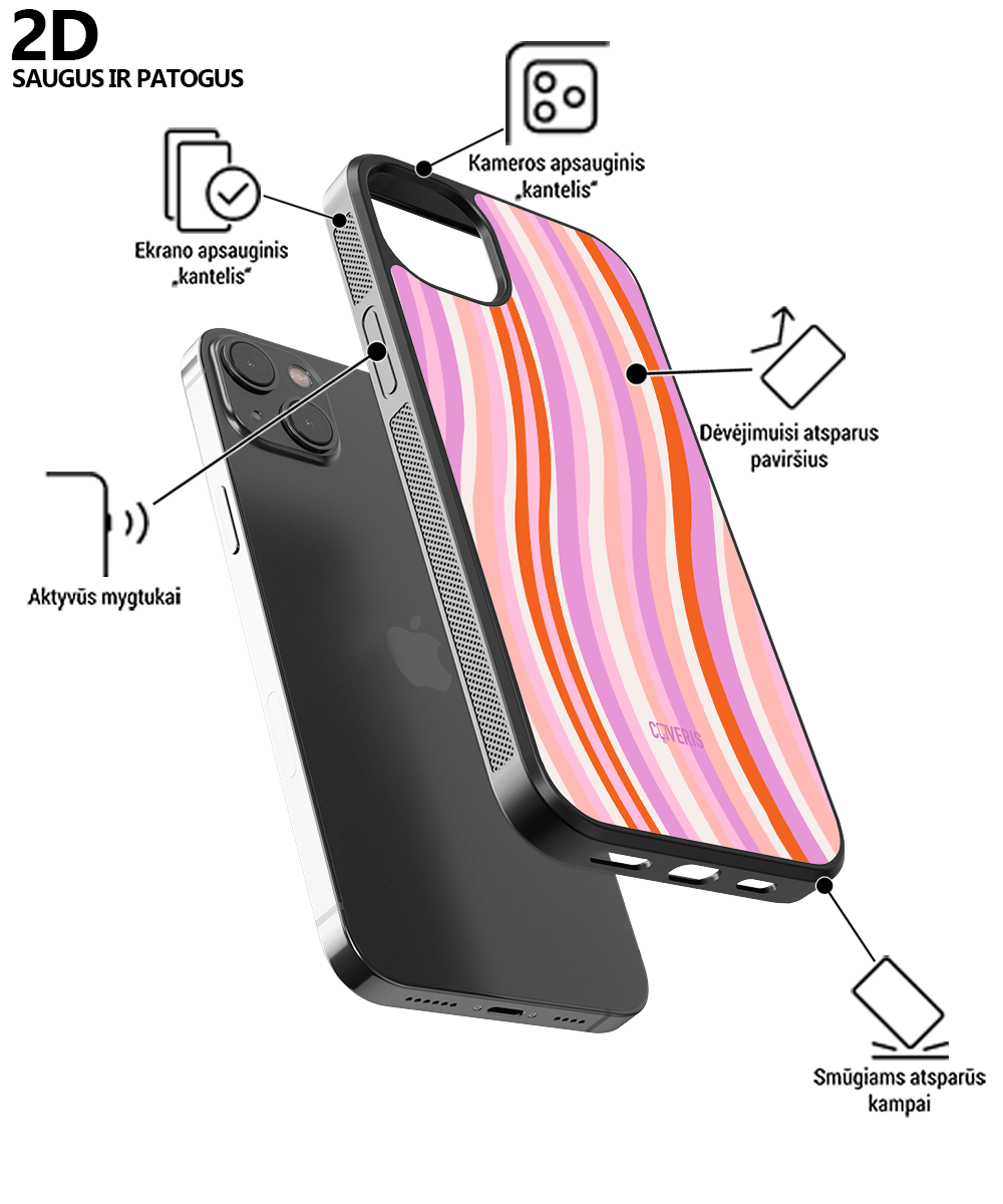 RoseWaves - Samsung Galaxy S21 telefono dėklas