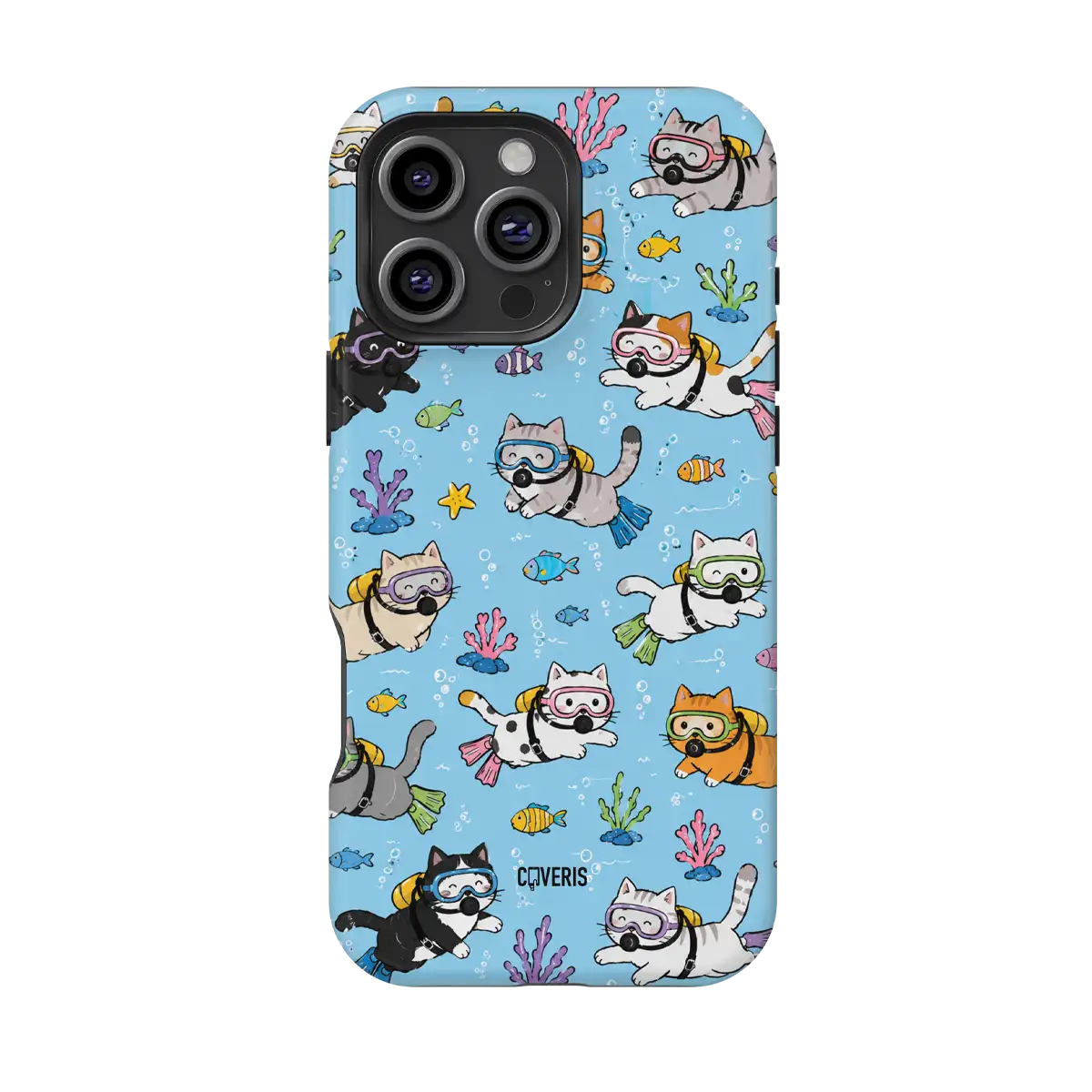 Telefono dėklas - Scuba Cats
