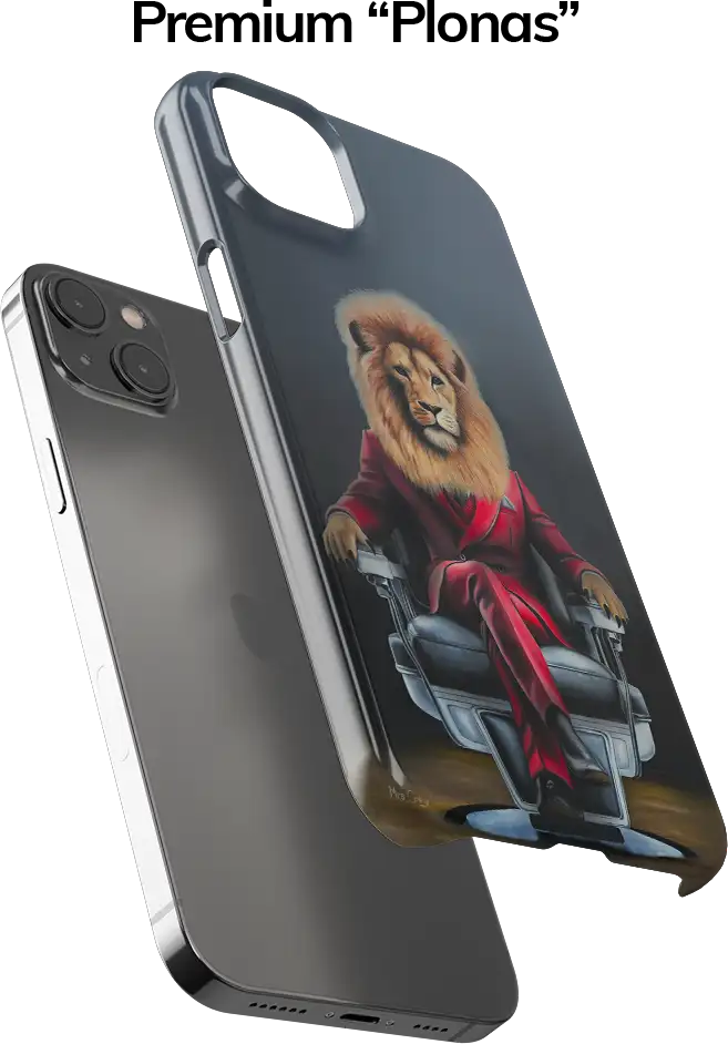 Mrs.Grey telefono dėklas - Liūtas