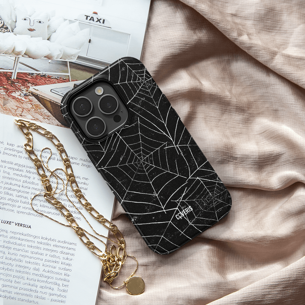 SpiderVeil - iPhone 15 plus telefono dėklas