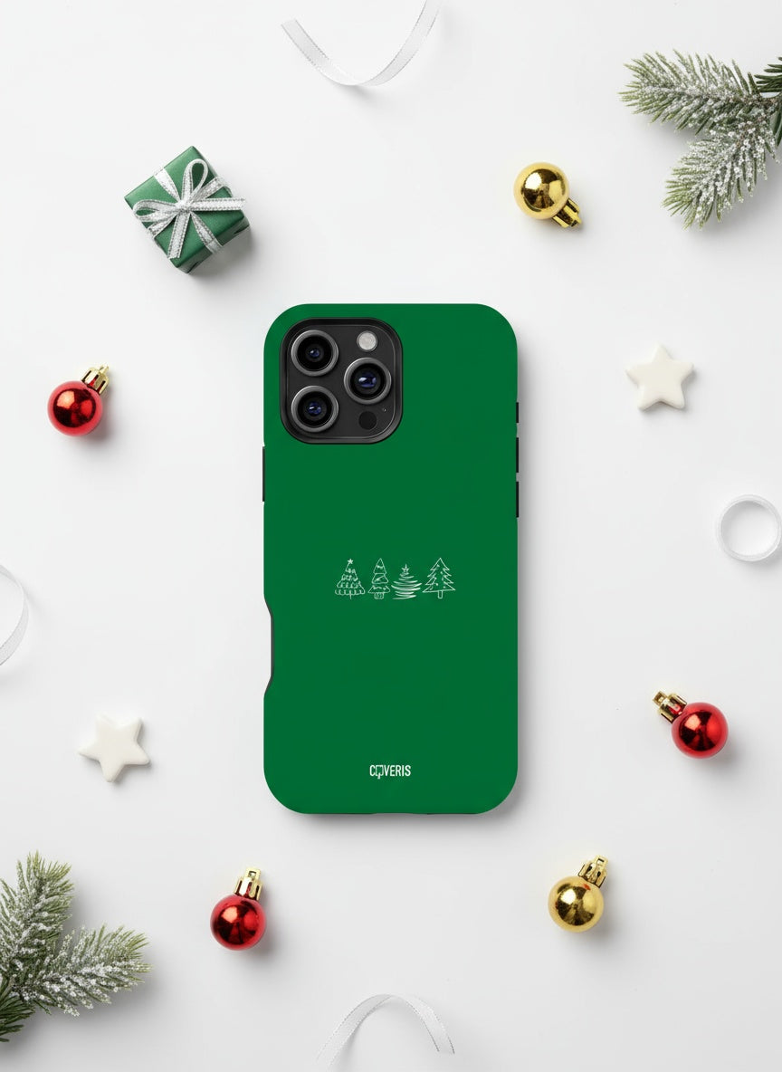 Flat lay composition of phone case Telefono dėklas - Tree Quartet