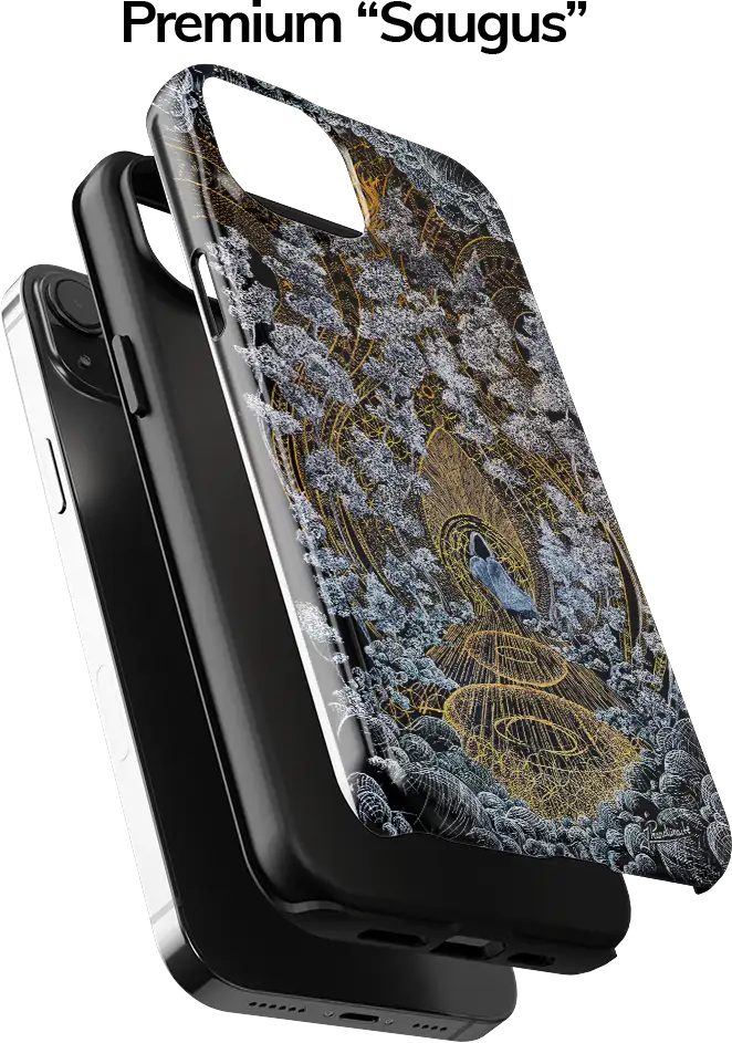 J.Pranckūnaitė telefono dėklas - The Sacred Forest