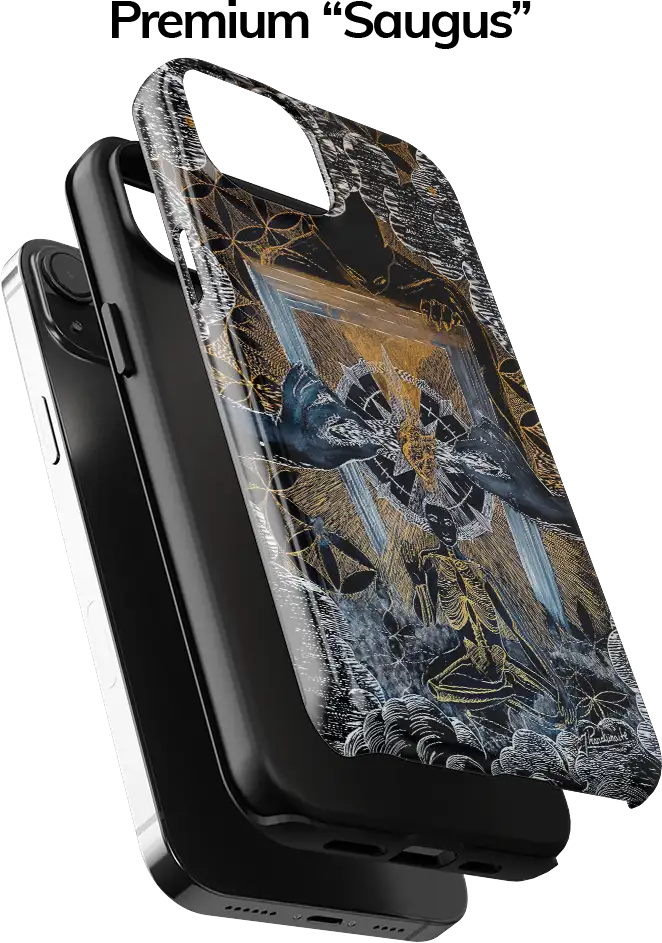 J.Pranckūnaitė telefono dėklas - Compass Of The Heart