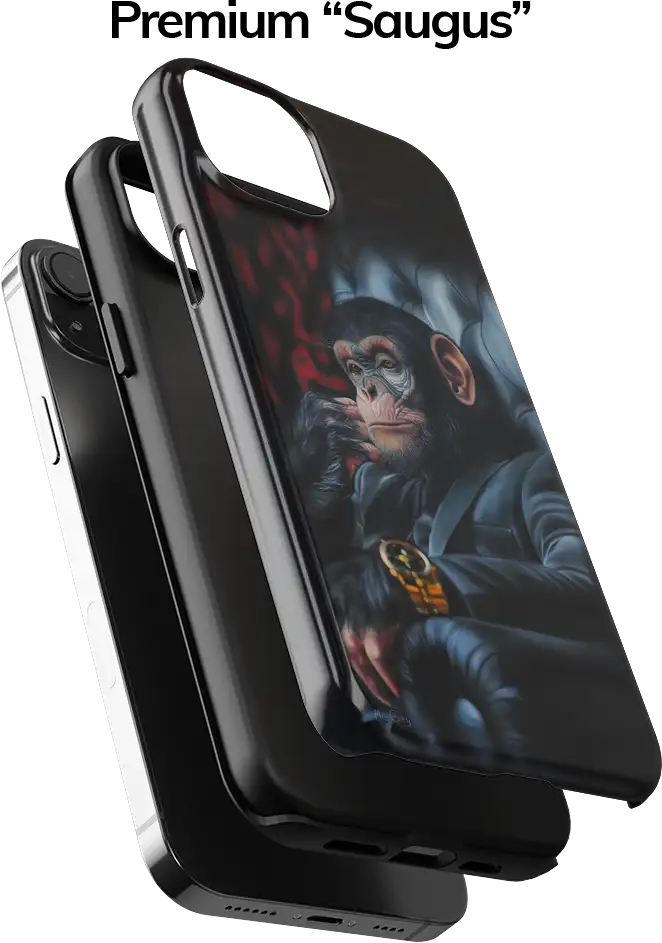 Mrs.Grey telefono dėklas - Beždžionė bosas