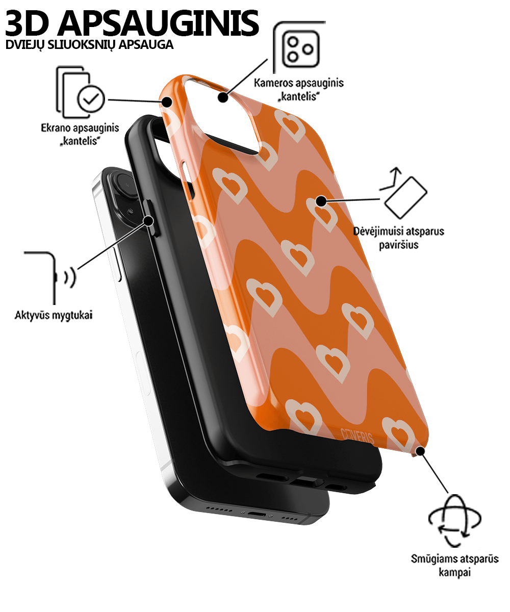 WavyLove - iPhone SE (2016) telefono dėklas