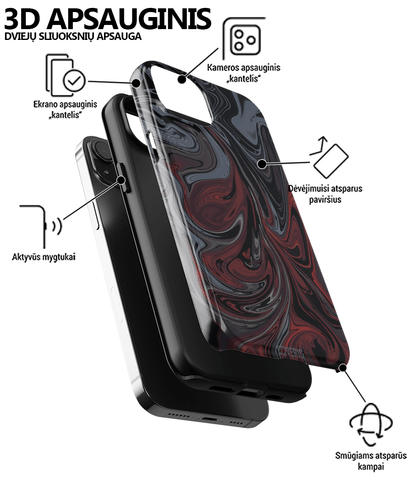 BURGUNDY - iPhone 14 Plus phone case