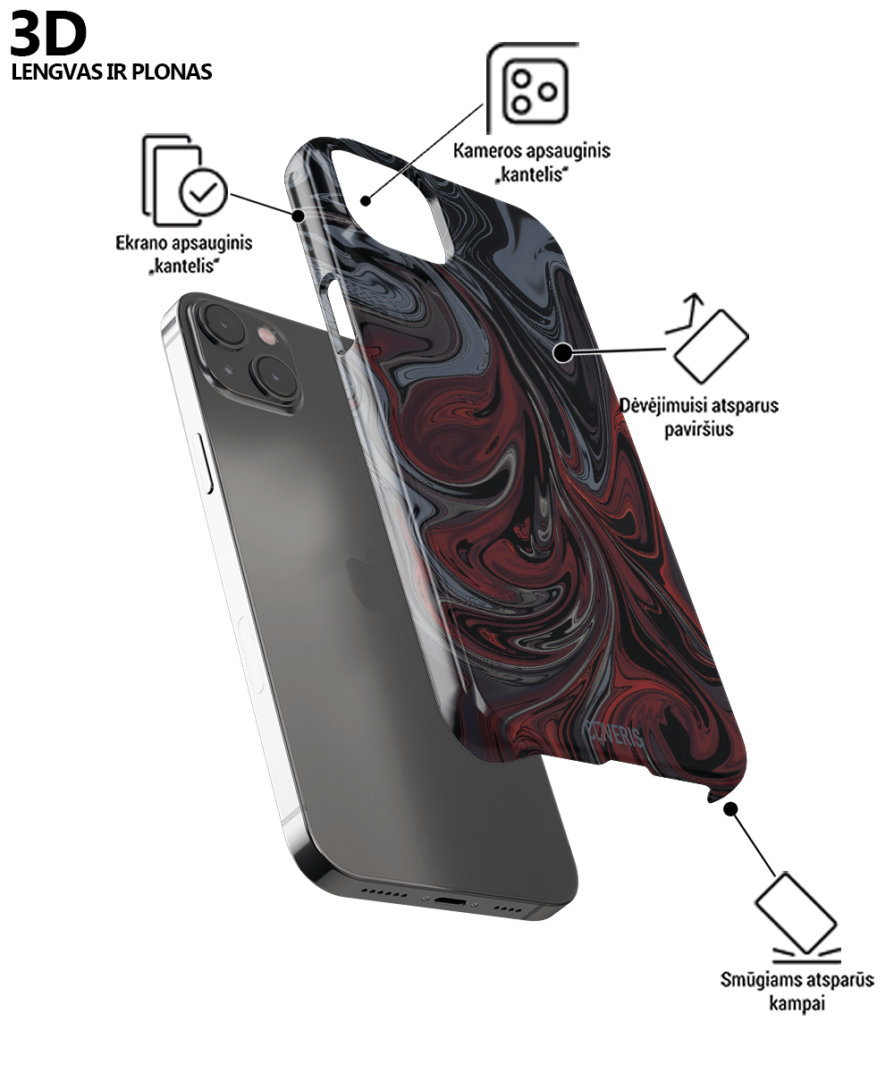 BURGUNDY - Samsung A55 telefono dėklas