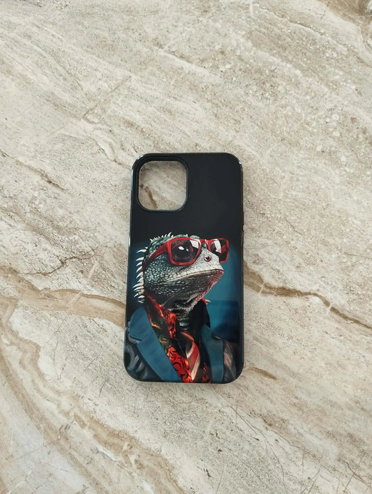 iPhone 12 Pro Max Premium SAUGUS telefono dėklas - Driežas