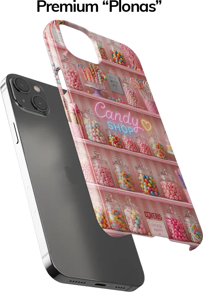 Telefono dėklas - Candy Shop