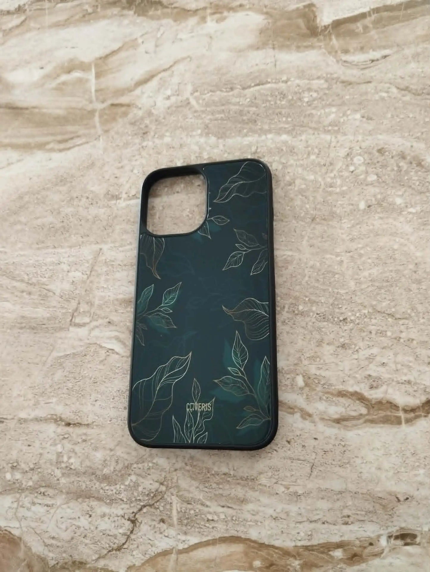 iPhone 12 Pro Max FLEX telefono dėklas - Green Leaf