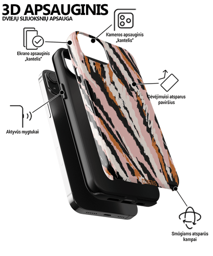 ExoticStripes - Samsung Galaxy Z Flip 3 5G telefono dėklas - Coveris