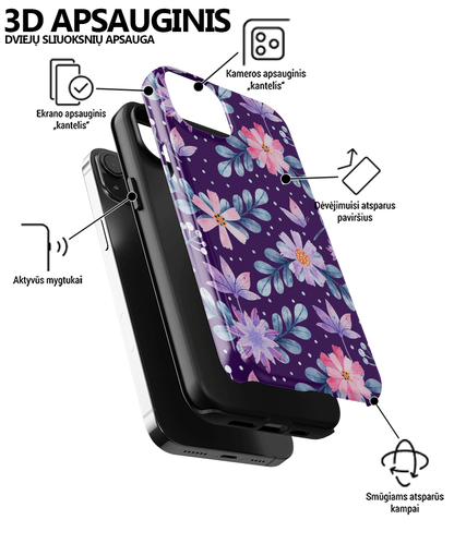 FLOWERS 3 - Samsung A55 telefono dėklas