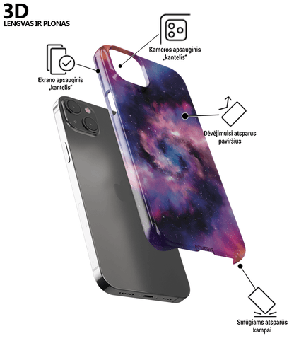 GALAXY 2 - iPhone 16 Plus telefono dėklas