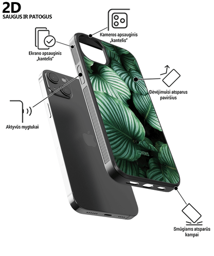 GREEN LEAFS - Samsung A35 phone case