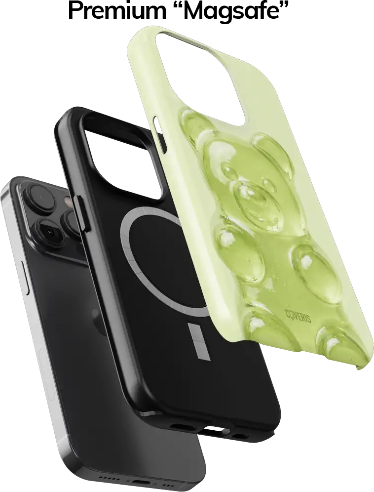 Telefono dėklas - Gummy Bear Green
