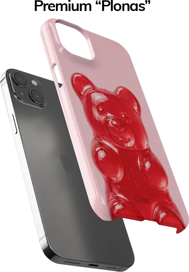 Telefono dėklas - Gummy Bear Red