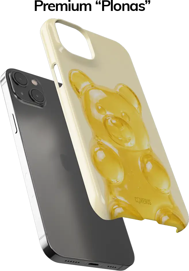 Telefono dėklas - Gummy Bear Yellow