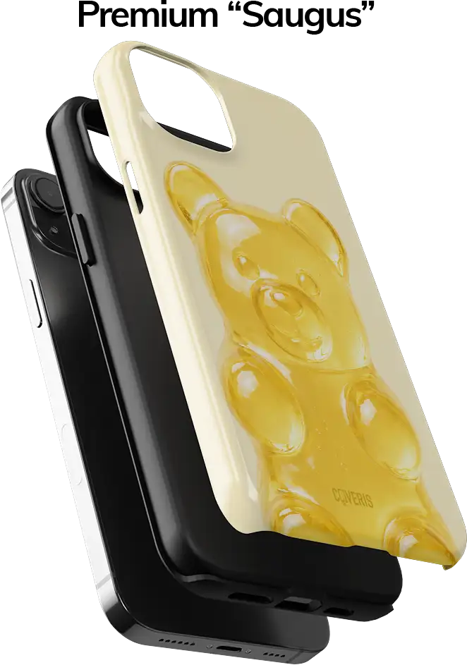 Telefono dėklas - Gummy Bear Yellow