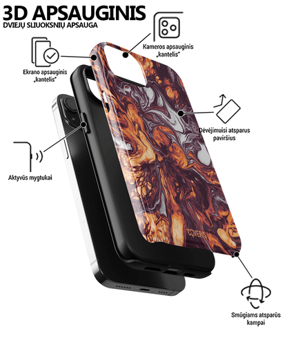 HELLFIRE SILK - iPhone 14 Pro phone case