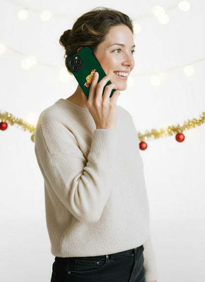 Model talking on phone with case Telefono dėklas - Kūčiukai