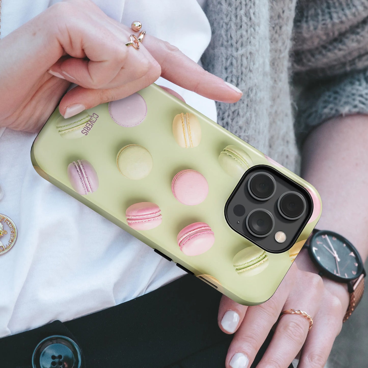 Telefono dėklas - Macarons