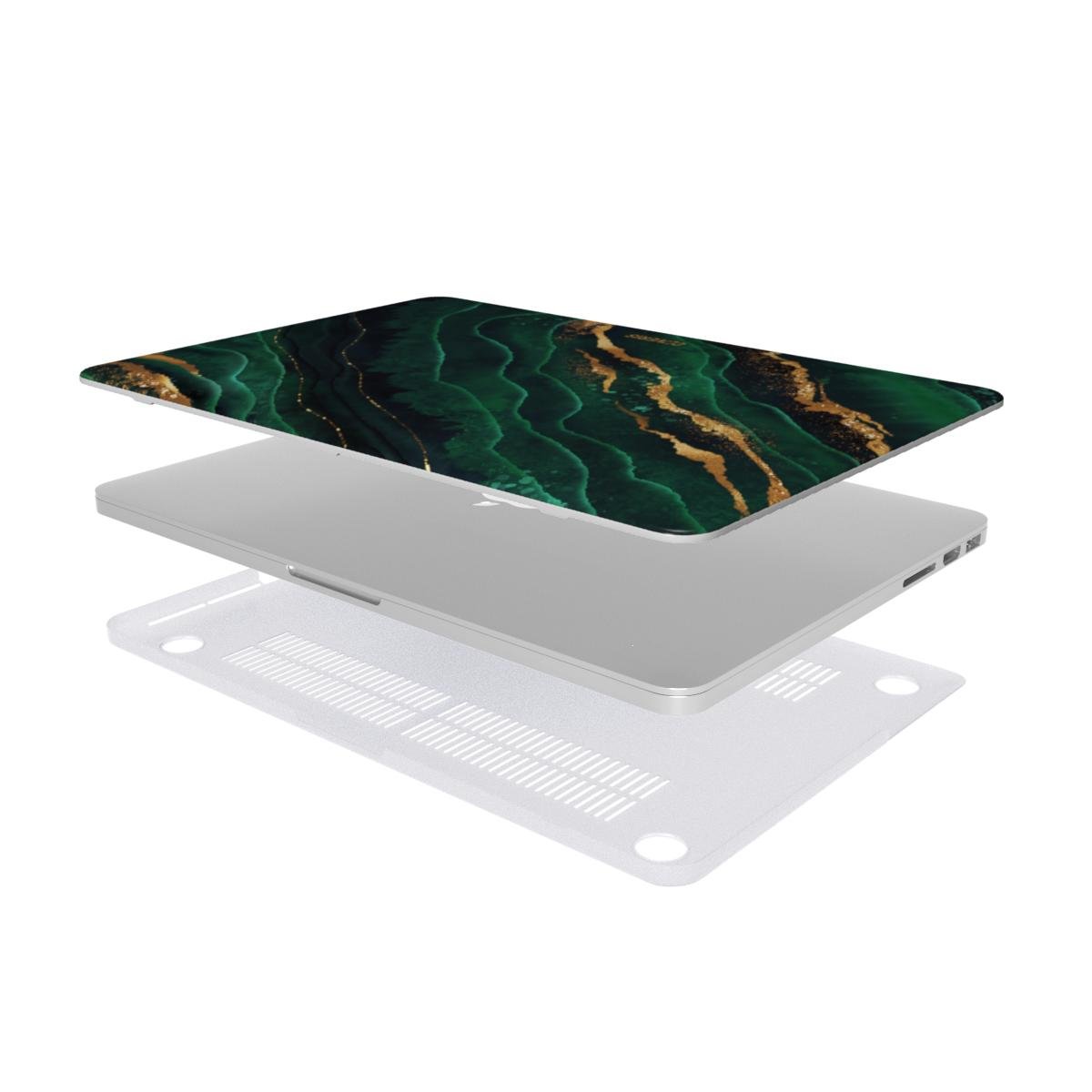 MacBook dėklas Green Marble - Coveris