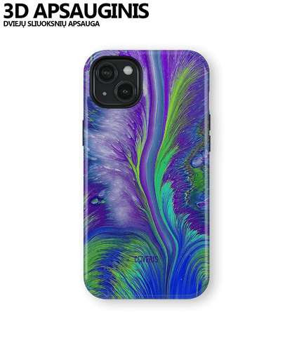 PURPLE FEATHER - iPhone 14 phone case