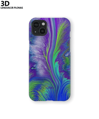 PURPLE FEATHER - iPhone 15 Pro max phone case