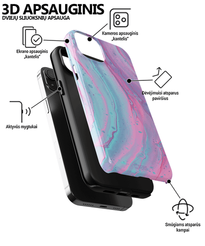 RAINBOW DROP - Samsung A35 telefono dėklas
