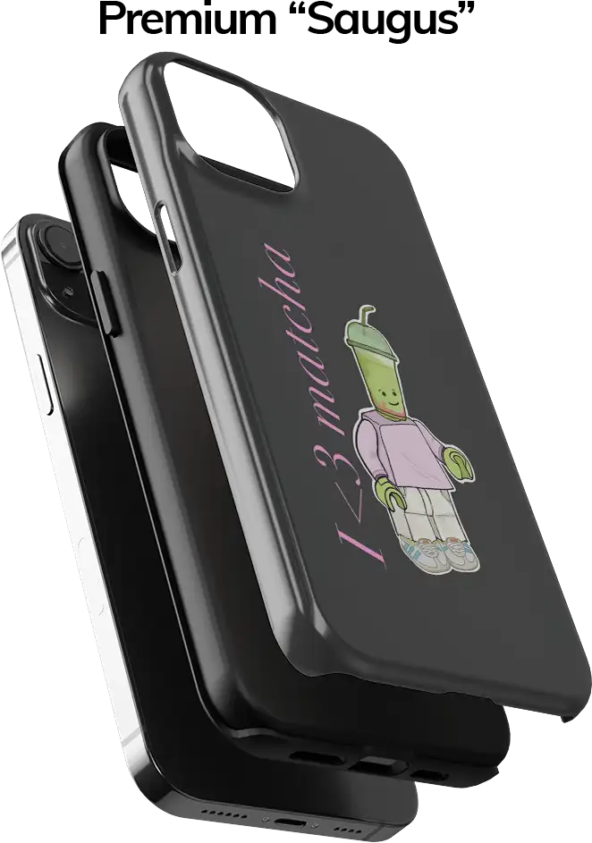 K.Panina telefono dėklas - I Love Matcha