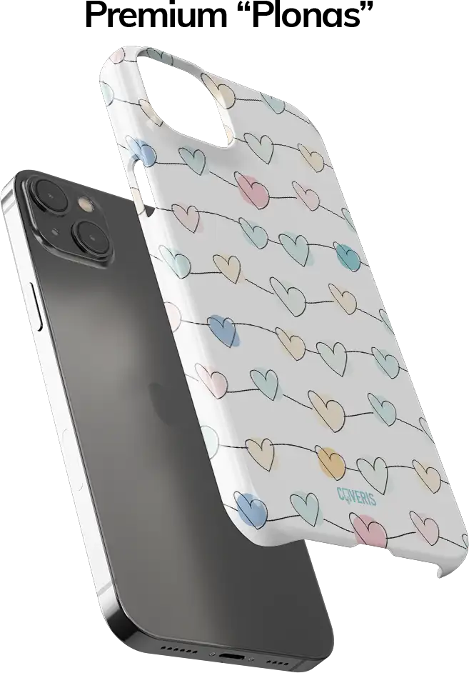 Telefono dėklas - Heart Trails