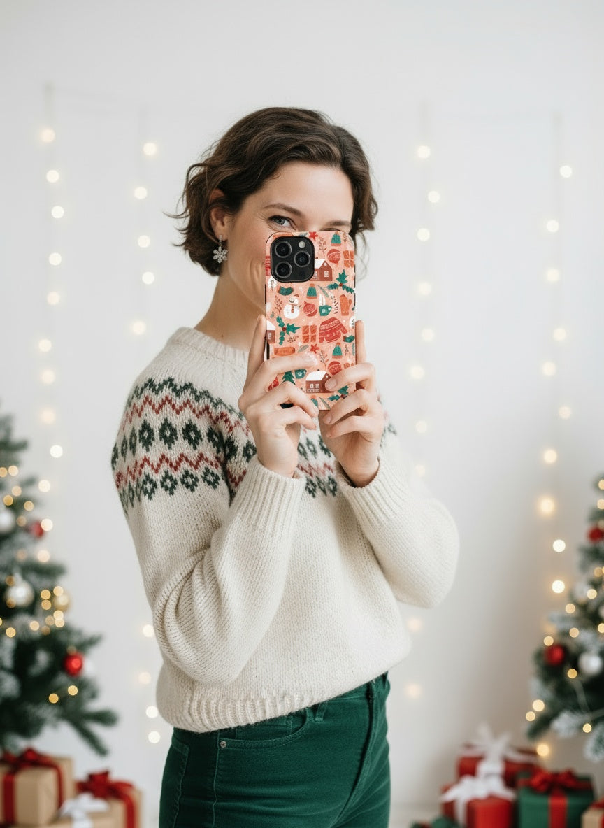 Modern selfie style with phone case Telefono dėklas - Winter Keepsake