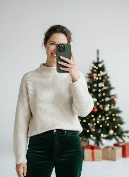 Modern selfie style with phone case Telefono dėklas - Candy Cane