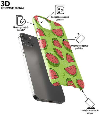 WATERMELON 3 - Samsung A55 telefono dėklas