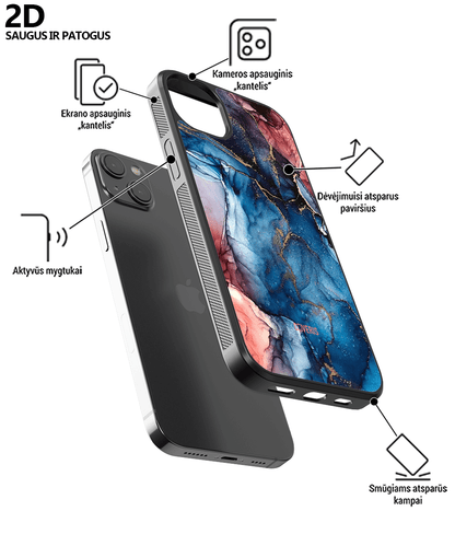 BLUE MARBLE - Huawei P40 phone case