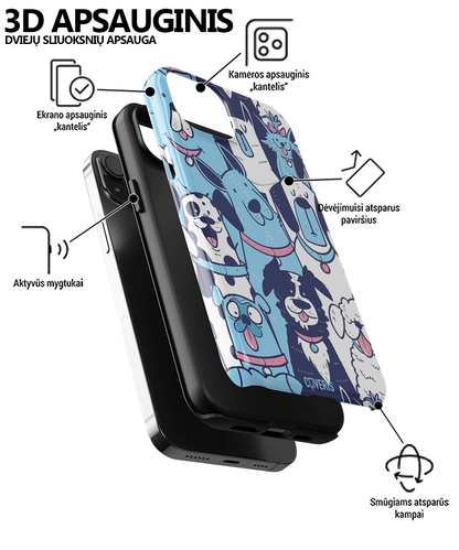 DOGS - Samsung Galaxy Fold 4 telefono dėklas