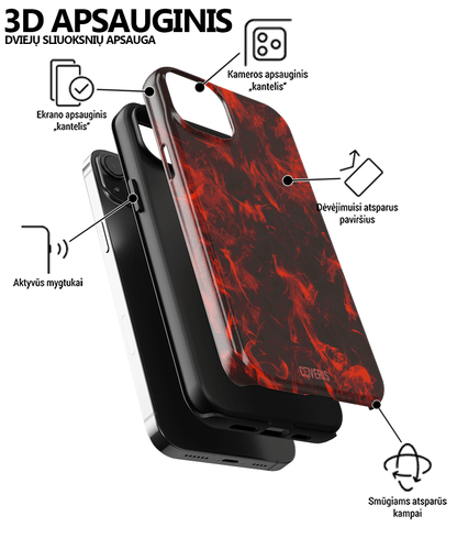 FLAMES - Samsung Galaxy A41 phone case