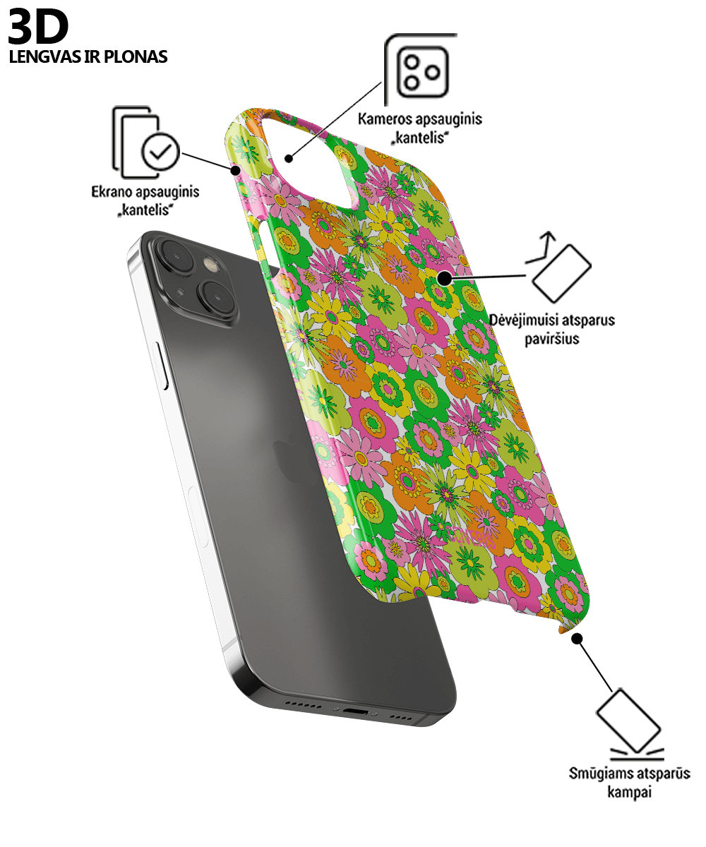 FLOWERS 2 - Samsung Galaxy A91 telefono dėklas