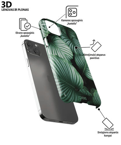 GREEN LEAFS - iPhone 11 phone case