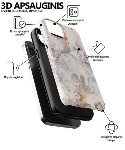 HEAVEN MARBLE - Samsung Galaxy A73 5G phone case