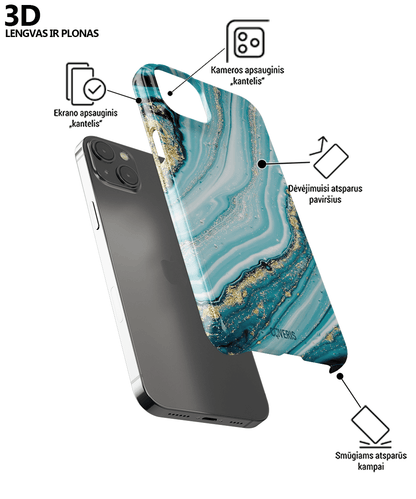 MARBLE OCEAN - Samsung Galaxy Fold 4 phone case