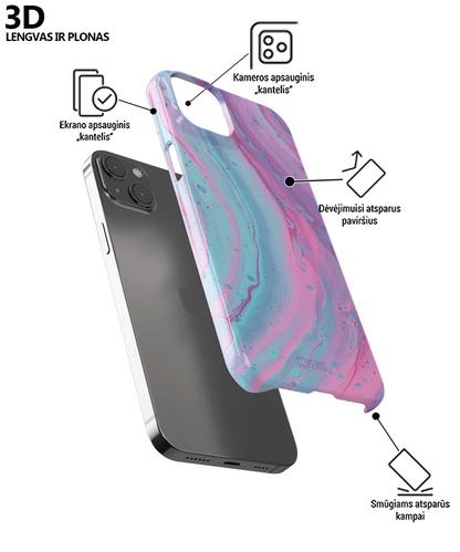 RAINBOW DROP - Samsung Galaxy A22 4G telefono dėklas